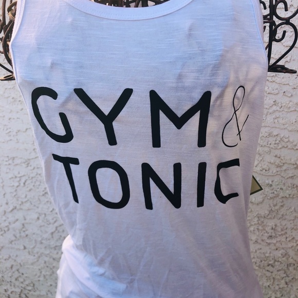 “Gym & Tonic” performance tank top - Picture 2 of 5